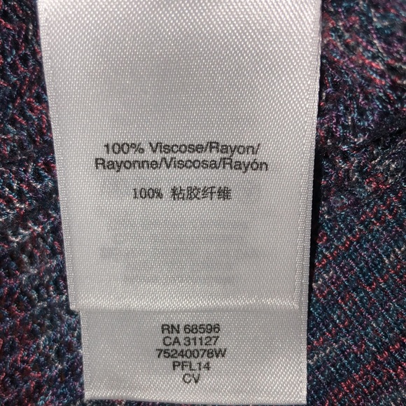 DKNY Blue Print Sweater XL - Picture 6 of 6